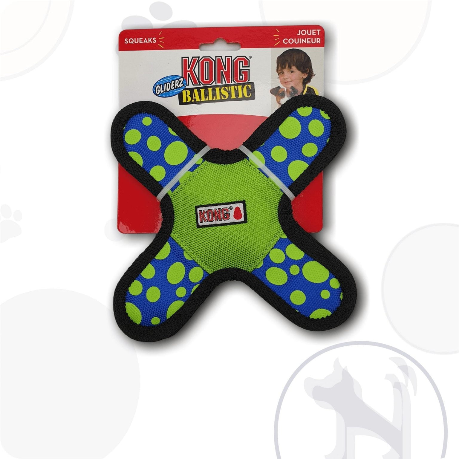 KONG Ballistic Gliderz Dog Toy