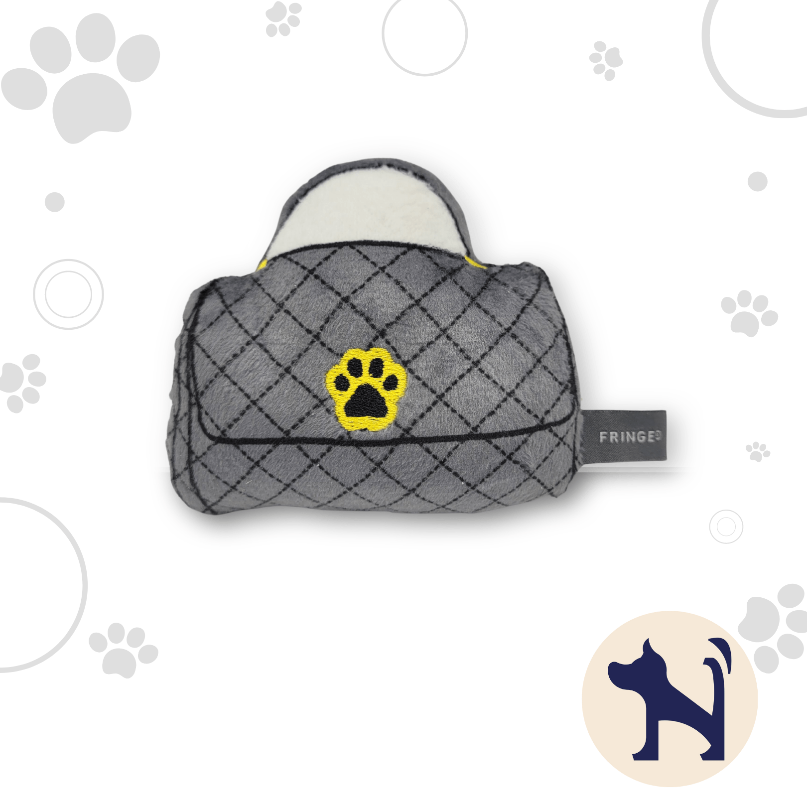 Fringe Studio PawShionista Handbag Dog Toy Small