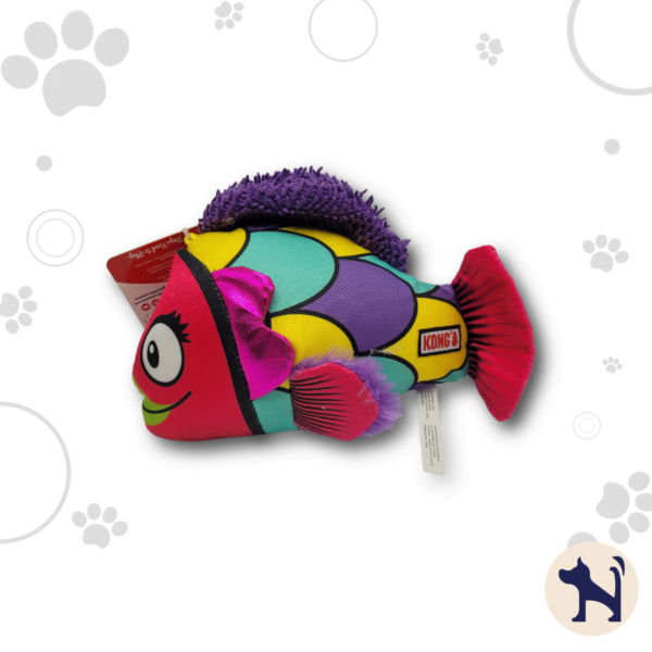 KONG Reefz Tropical Fish Dog Toy
