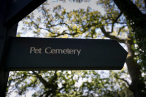 Pet cemetery sign - losing a pet